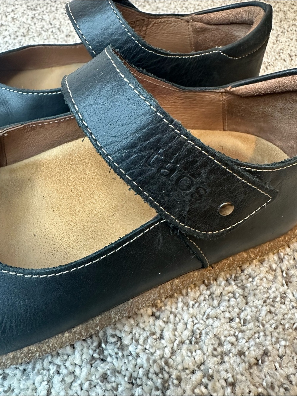 Taos Footwear Black Ultimate Mary Jane Shoes Size 37 or 6-6.5 - Picture 5 of 13